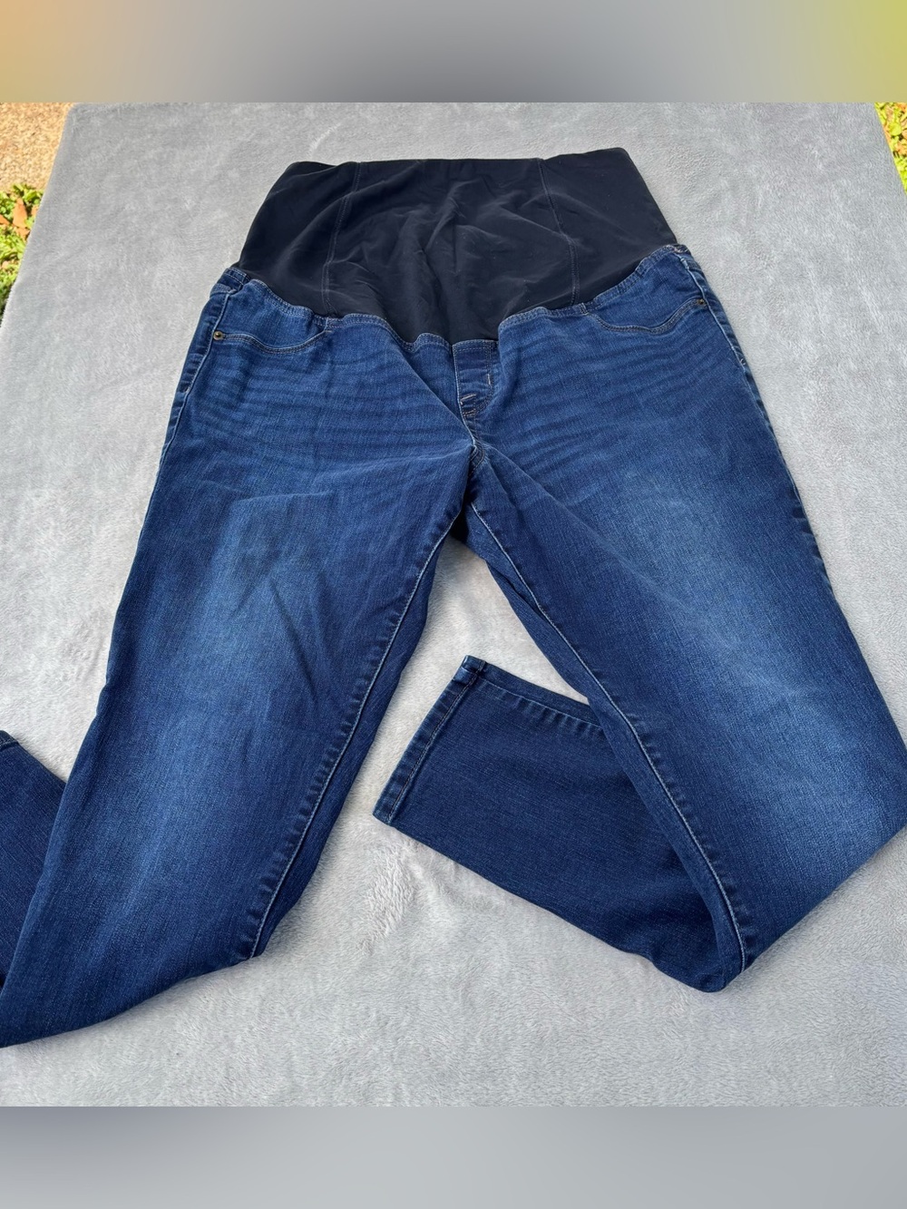 Isabel by Ingrid & Isabel Womens Maternity Skinny Jeans Blue Size 14/32R Regular